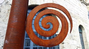 I was so happy to see this shape in Assisi, Italy. I had just written this part the day before.